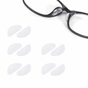 [10563] ACS004 Nose Pad Kacamata Penyangga Hidung Pencegah Turun - Non Slip Silicone (ACS004-Transparent)