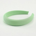 [10809] BD-A002 "Clear Stock" Bando Kain Busa Tebal Wanita Korea Headband Cloud Polos Bando Nagita Lebar Empuk Bandana Rambut Lembut Warna Pastel (BD-A002-Mint)
