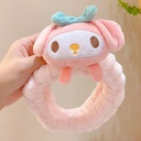 [11179] BD-A005 Bando Wanita Kartun Jepang Headband Facial Karakter Cinnamoroll Kuromi Pompompurin Melody Elastis Lucu (BD-A005-Melody)