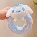 [11180] BD-A005 "Clear Stock" Bando Wanita Kartun Jepang Headband Facial Karakter Cinnamoroll Kuromi Pompompurin Melody Elastis Lucu (BD-A005-Cinnamoroll)