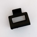[10801] JR-A002 Jepitan Rambut Model Kotak 5Cm Polos Jedai Wanita Bahan Plastik Korean Hair Claw Clip Women Fashion Geometric (JR-A002-Black/Doff)