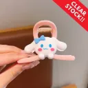 [10850] JR-A006 "Clear Stock" Jedai Jepit Rambut Wanita Model Simpul Karakter Kartun Jepang Lucu Aksesoris Rambut Fashion (JR-A006-Cinnamoroll)