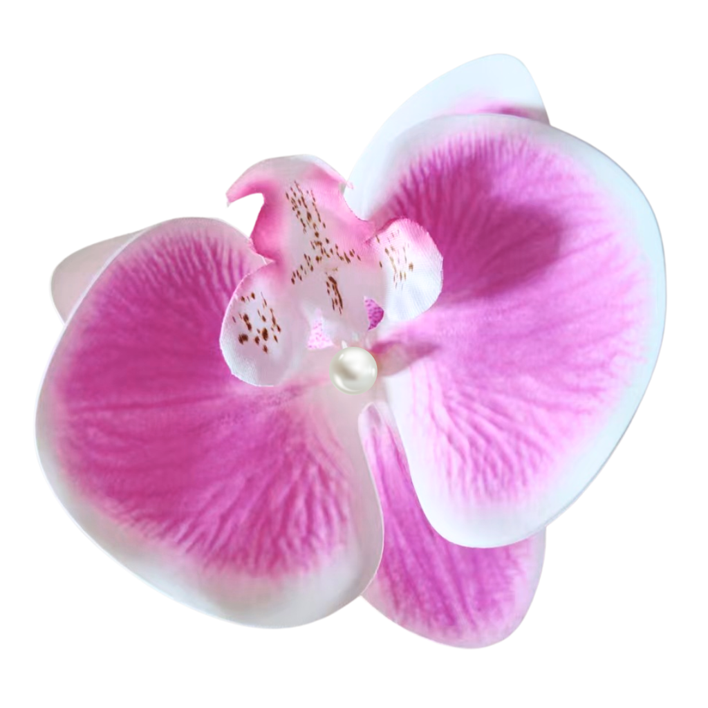 JR-A013 Jepit Bunga Hiasan Rambut Wanita Anggrek Kupu-Kupu Hairclip Flower Orchid Korean Style Aksesoris