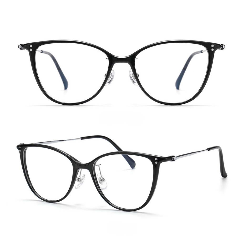 M-AR004 Kacamata Premium Anti Radiasi dengan Frame Cat Eye Fleksibel Lentur Anti Patah