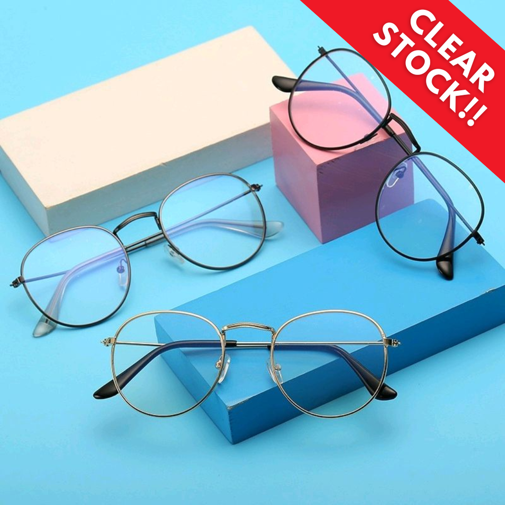 M-B001 Kacamata Pria/Wanita-Fashion-Retro Vintage Metal-Sunglasses-Import-Korea K102