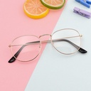 [10021] M-B001 Kacamata Pria/Wanita-Fashion-Retro Vintage Metal-Sunglasses-Import-Korea K102 (M-B001-Pink)