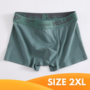 [10127] P-CD006 Boxer Pakaian Dalam Pria Dewasa Fashion Men Hello On Me Cook High Quality Remaja Jumbo Bahan Katun Lembut (P-CD006-Green 2XL)