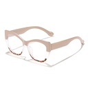 [11132] PL-AR020 Kacamata Anti Radiasi Blue Light Wanita Frame Butterfly Kacamata Fashion Wanita Gaya Korean Look (PL-AR020-Khaki/Leopard)