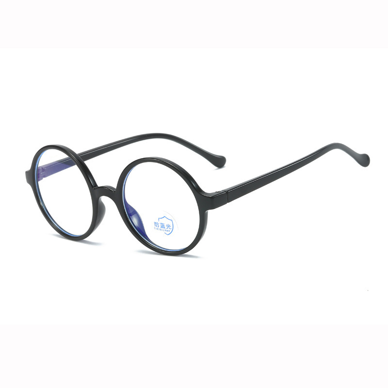 [11282] PL-AR023A Kacamata Anak Anti Radiasi Model Bingkai Bulat High Quality Kids Glasses (PL-AR023A-Black)