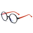 [11283] PL-AR023A Kacamata Anak Anti Radiasi Model Bingkai Bulat High Quality Kids Glasses (PL-AR023A-Black/Red)