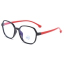 [11322] PL-AR024A Kacamata Anak Anti Radiasi Fashionable Anti-Blue Light Simple Style Kidsren's New (PL-AR024A-Black-Red)