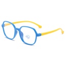 [11323] PL-AR024A Kacamata Anak Anti Radiasi Fashionable Anti-Blue Light Simple Style Kidsren's New (PL-AR024A-Blue-Yellow)