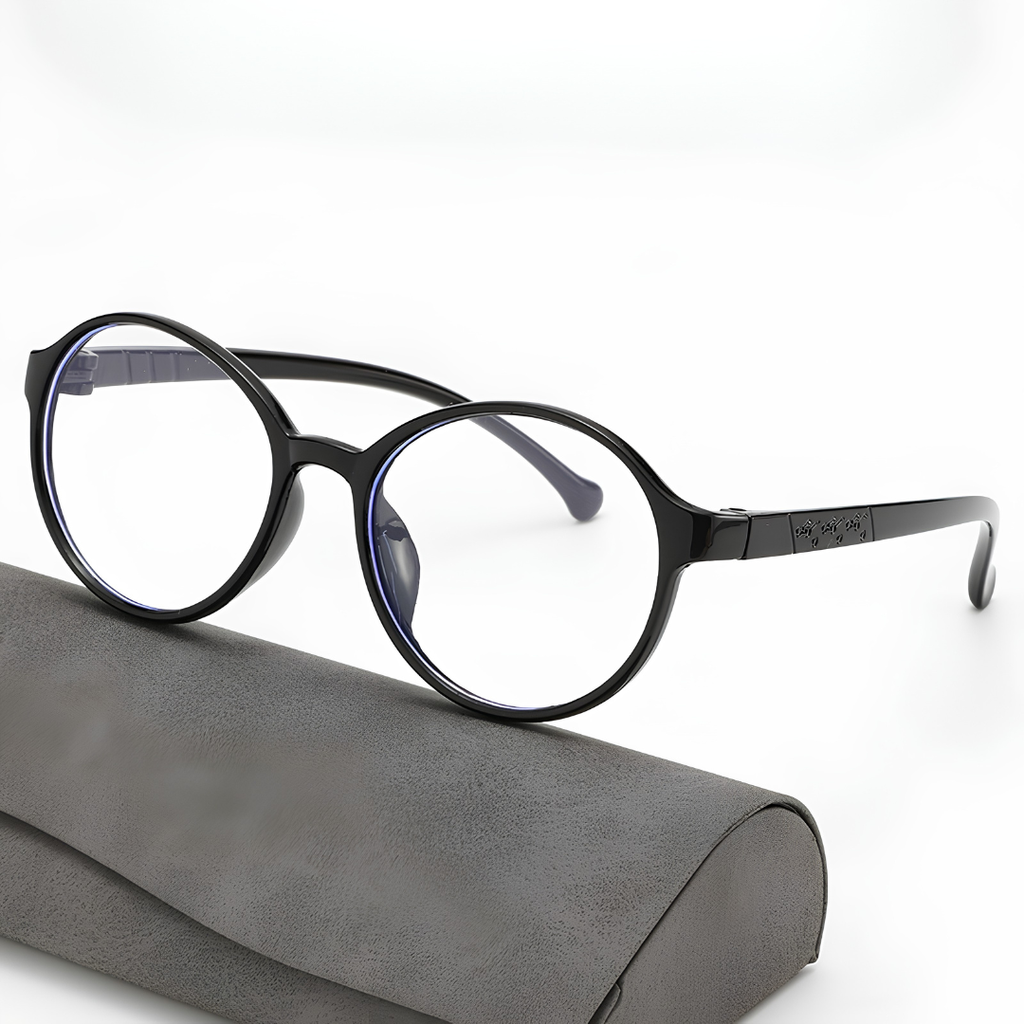 PL-AR026A Kacamata Anak Anti Radiasi New Style Silicone Flat Glasses for Boys and Girls