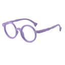 [11357] PL-AR029A Kacamata Anak Anti Radiasi Glasses Soft Silicone Eye Protection Stylish "Clear Stock" (PL-AR029A-Purple)