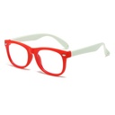 [11366] PL-AR030A Kacamata Anak Anti Radiasi New Fashionable Kidsren's Anti-Blue Light Glasses (PL-AR030A-Red-White)