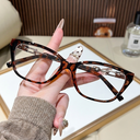 [11420] PL-AR031 Kacamata Anti Radiasi New Stylish Blue Light Blocking Non-Prescription Glasses (PL-AR031-Leopard-Gold)