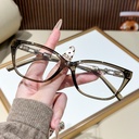 [11421] PL-AR031 Kacamata Anti Radiasi New Stylish Blue Light Blocking Non-Prescription Glasses (PL-AR031-Olive-Silver)