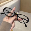 [11430] PL-AR032 Kacamata Wanita Anti Radiasi Blueray Bentuk Oval (PL-AR032-Black)