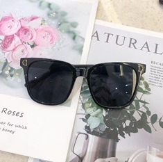 [10498] PL-H013A Kacamata Hitam Anak Trendy Style Untuk Wanita Dan Pria Aksesoris Import (PL-H013A-Black)