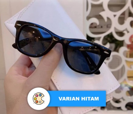 [10504] PL-H014A Kacamata Hitam Anak Fashion Anak Kacamata Hitam Unisex High Quality Import (PL-H014A-Black)