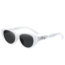[10891] PL-H032-P1 Kacamata Premium Eksklusif Cat Eye Modis - Retro Chic Anti UV400 Desain Elegan (PL-H032-P1-White)