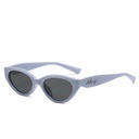[10923] PL-H033-P1 Kacamata Premium Eksklusif Cat Eye Stylish Lensa Anti Silau UV400 Gaya Retro (PL-H033-P1-Blue)