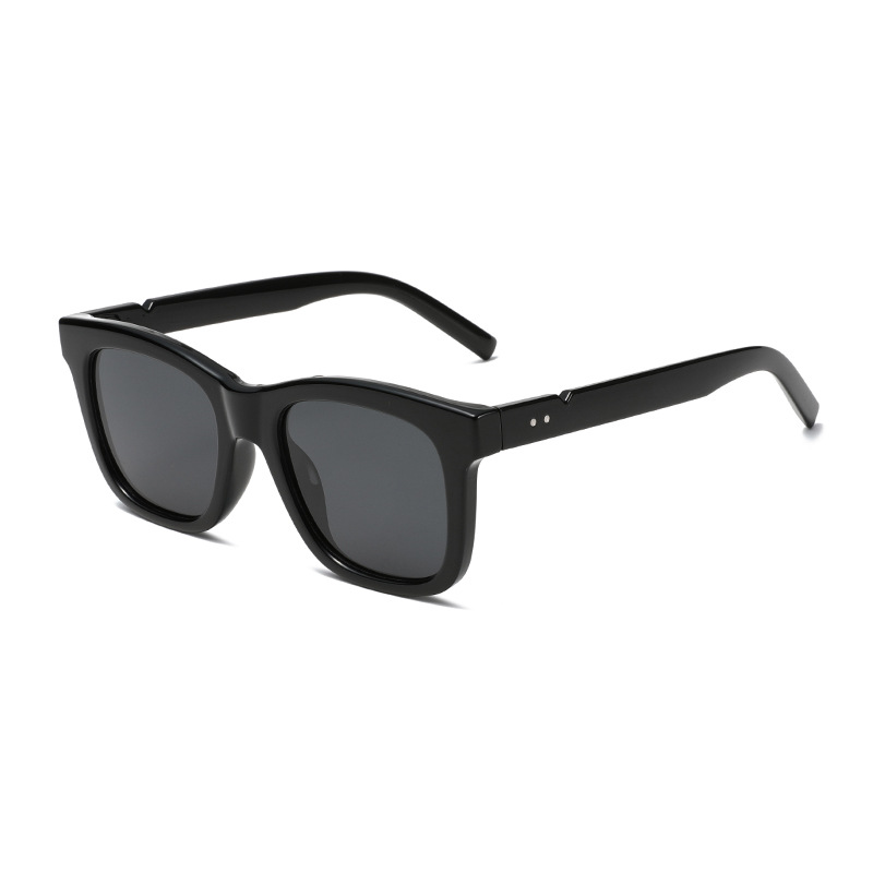 [10954] PL-H037 Kacamata Hitam Terbaru Wanita Kotak Kacamata Fashion Murah/Kacamata Sunglasses Import Wanita Kacamata Fashion (PL-H037-Black)