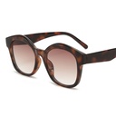 [11080] PL-H040 Kacamata Hitam Fashion Stylish Korean Retro Style "Clear Stock" (PL-H040-Leopard/Tea)