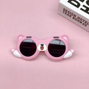[11349] PL-H049A Kacamata Anak Cool Boys and Girls Puppy Sunglasses Cute (New Product) (PL-H049A-Pink)