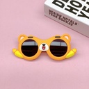 [11351] PL-H049A Kacamata Anak Cool Boys and Girls Puppy Sunglasses Cute (PL-H049A-Yellow)