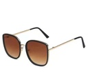 [10522] PL-MX004 Kacamata Hitam Titanium Women Sunglasses New Import Kacamata Fashion (PL-MX004-Brown)