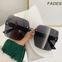 [10569] PL-MX006 Kacamata Hitam Titanium Kotak Wanita Sunglasses New Arrival Import Kacamata Fashion (PL-MX006-Black)