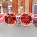 [10599] PL-MX010A Kacamata Anak Fashion Anak Kaca Mata Hitam High Quality Kids Sunglasses Kaca Mata Murah Import (PL-MX010A-Dark Pink)