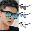[11474] PL-MX015 Kacamata Hitam Pria Kotak Kacamata Pria Fashion Kacamata Sunglasses Anti UV Import (PL-MX015-Gray)