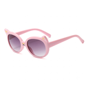 [11399] PL-MX021A Kacamata Anak Children's Sunglasses Cartoon Cat Shape Anti-Uv (PL-MX021A-Pink)