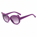 [11400] PL-MX021A Kacamata Anak Children's Sunglasses Cartoon Cat Shape Anti-Uv (PL-MX021A-Purple)