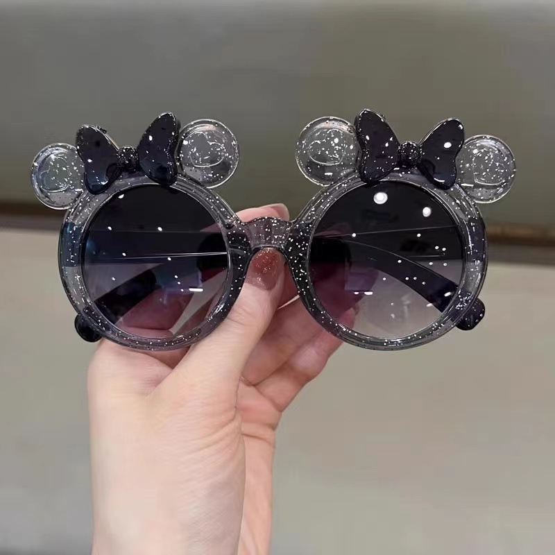 PL-MX022A Kacamata Anak Crystal Bow Children's Sunglasses for Boys and Girls