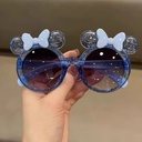 [11404] PL-MX022A Kacamata Anak Crystal Bow Children's Sunglasses fo Boys and Girls (New Product) (PL-MX022A-Blue)