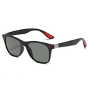 PL-PZ001 Kacamata Polarized Sports Sunglasses Men Women Driving Square Frame Eyewear Male Goggle UV400 (PL-PZ001-Black/Pink (Cancel SKU))