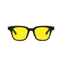 [10441] PL-WW004 Kacamata Hitam Wanita/Pria Sunglasses Korean Fashion Small Candy Color KM02a (PL-WW004-BLACK/YELLOW)
