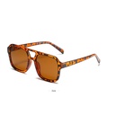 [10575] PL-WW009 Kacamata Hitam Korea Wanita Kacamata Retro Klasik Frame Besar (PL-WW009-Leopard)