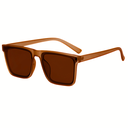 [10738] PL-WW015 Kacamata Fashion / Kacamata Hitam Korean Fashion / Sunglassess Wanita & Pria Unisex / Kacamata Casual Import (PL-WW015-Transparent/Brown)