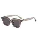 [10784] PL-WW016 Kacamata Hitam Wanita Kotak Jenie Kacamata Wanita Fashion Kacamata Sunglasses Anti UV Import (PL-WW016-Black/Grey)
