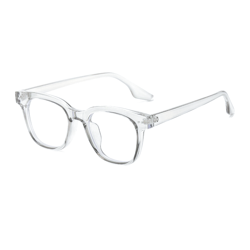 [10985] PL-WW020 Kacamata Wanita Pria Optik Anti Sunglass Dengan Fashion Sunglasses Kacamata Hitam Transparan Bening (PL-WW020-Clear)