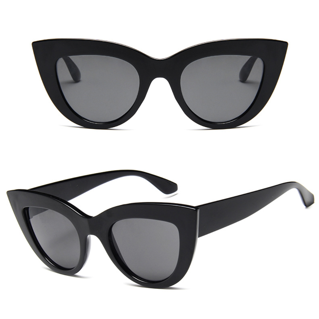 [11007] PL-WW021 Kacamata Cat Eye Fashion Gaya Chic & Elegan Kekinian (PL-WW021-Bright/Black)
