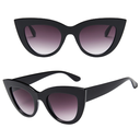 [11009] PL-WW021 Kacamata Cat Eye Fashion Gaya Chic & Elegan Kekinian (PL-WW021-Black/Gray)