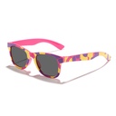 [11140] PL-WW024A Kacamata Anak Anti UV400 Kacamata Hitam Anak Motif Abstrak Fashion Anak Kekinian (PL-WW024A-Gray/Rose/Red)