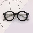 [11359] PL-WW028A Kacamata Anak Lensa Hitam dan Bening Model Frame Bulat (PL-WW028A-Black/Clear)