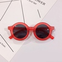 [11361] PL-WW028A Kacamata Anak Lensa Hitam dan Bening Model Frame Bulat (PL-WW028A-Red/Black)
