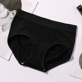 W-CD001 Celana Dalam Wanita Briefs Elastis Seamless Mid Waist Bahan Katun CD01 Pakaian Dalam